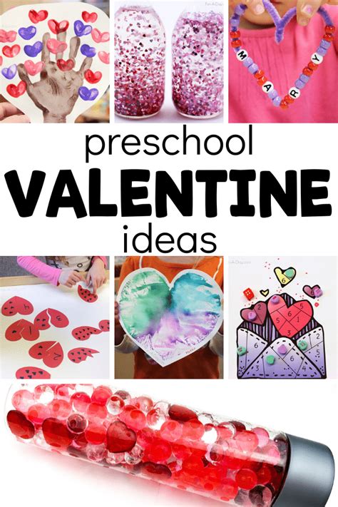 valentine activities  preschoolers fun  day