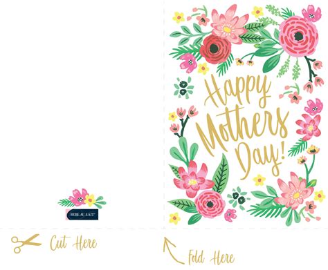 celebrate mom    downloadable mothers day card bebe au lait