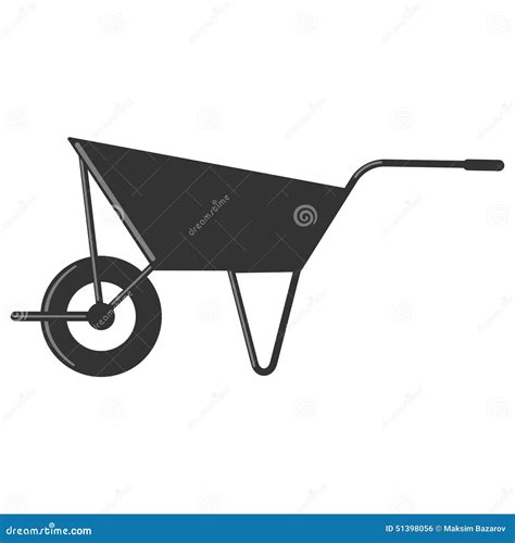 wheelbarrow vector design template illustration