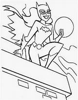 Coloring Pages Superhero Dc Batgirl Girl Super Girls Hero Bat Female Superheros Superheroes Color Printable Kids Clipart Building Top Colouring sketch template