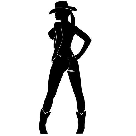 6 4 16 3cm sexy naked cowgirl vinyl decal personality beauty car