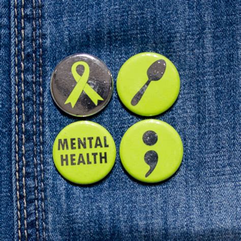 mental health advocacy customizable buttons or strong ceramic etsy