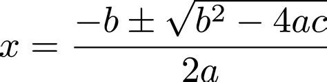 quadratic formula   quadratic formula  page   qq   plug   values