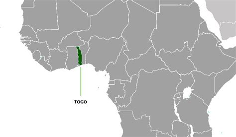 ﻿mapa De Togo﻿ Donde Está Queda País Encuentra