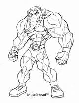 Coloring Muscle Muscles Arm Coloringhome sketch template