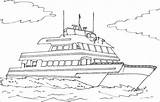 Bateau Ship Navire Coloriages Colorier sketch template