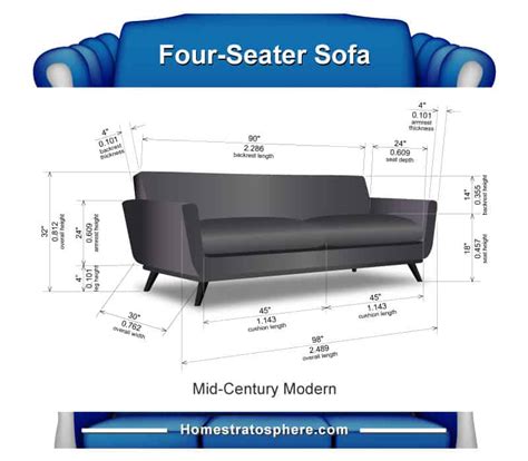 sofa dimensions       person couches diagrams included home stratosphere
