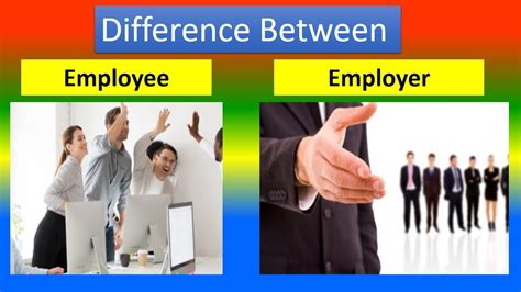 difference  employee  employer youtube