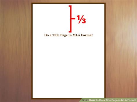 image titled   title page  mla format step  title page format