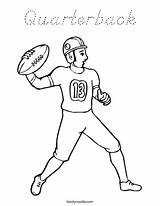 Quarterback Coloring Favorites Login Add sketch template