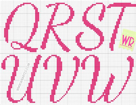 letras ponto cruz cross stitch fonts cross stitch letters cross