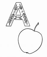 Coloring Apple Alphabet Pages Abc Printable Objects Color Sheets Apples Letters Activity Clipart Library Colorear Para Honkingdonkey Omalovanky Cz Creative sketch template