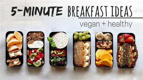 Quick Vegan Breakfast Ideas Bento Box Style Youtube