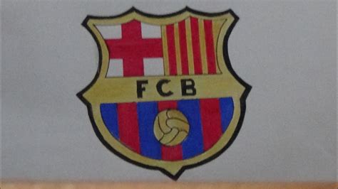 How To Draw Logo Fc Barcelona Youtube