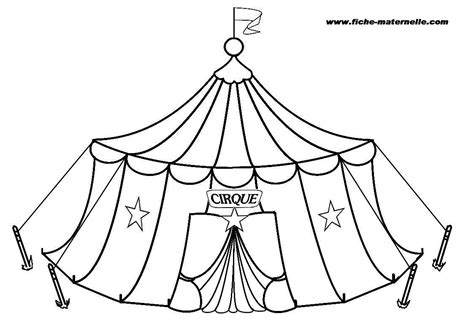 coloriage cirque circus kids coloring pages