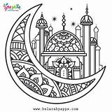 Ramadan Coloring Kids Printable Activities Pages Lantern Mubarak Lanterns Template May sketch template