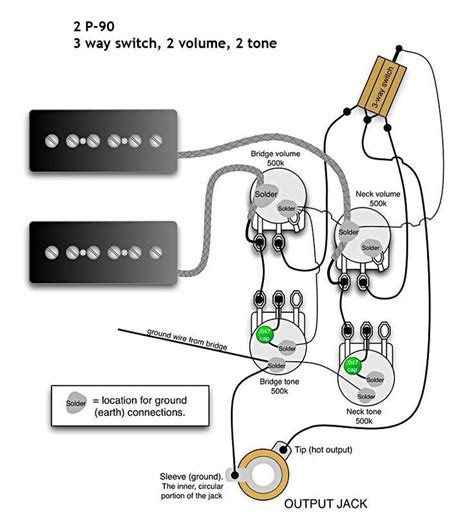 bac wiring diagram  epiphone gibson les paul special
