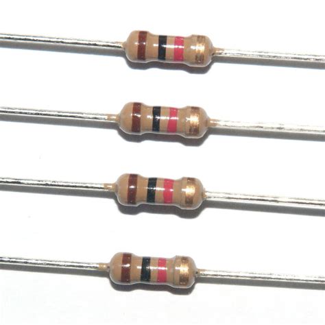 ohm  watt   carbon film cf resistors pcs  seller ebay