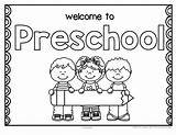 Preschool Welcome Coloring School Pages Back Kindergarten Printable Activities Theme Poster Worksheets Printables Child Kidsparkz Write Themes Pencil First Color sketch template
