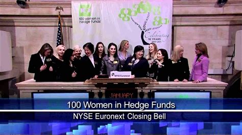 24 Jan 2011 100 Women In Hedge Funds Celebrates 10th Anniversary Rang