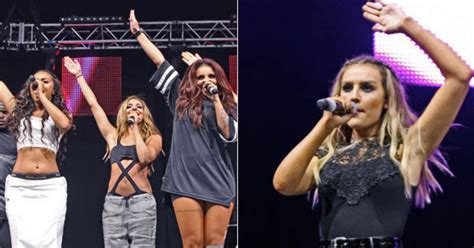 little minx perrie edwards rocks the stage in sexy