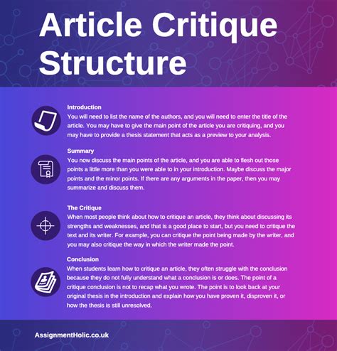 easy steps   write  thesis statement   article critique