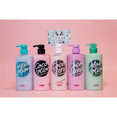 victorias secret pink body lotion coco series shopee indonesia