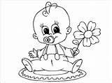 Baby Printable Flowers Coloring Pages Description Kids sketch template