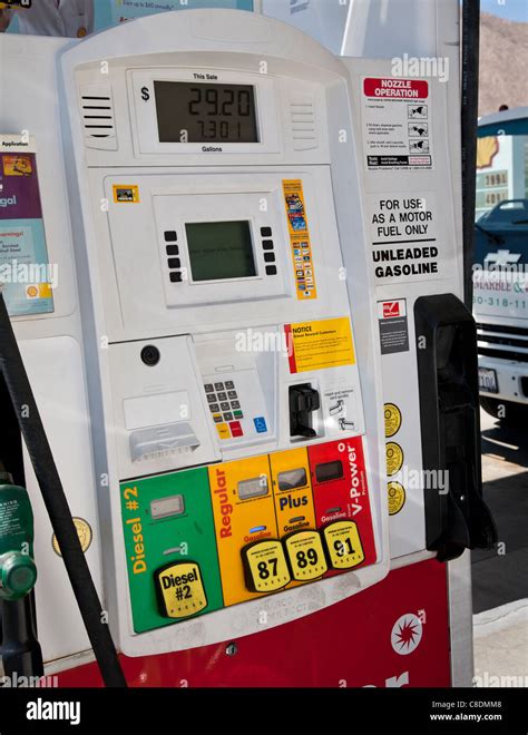 modern petrol pump stock photo alamy