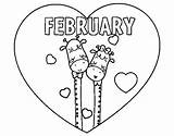February Coloring Pages Kids Colorear Febrero Para Mes Del Dibujo Color Printable Valentines Bestcoloringpagesforkids Sheets Coloringcrew Valentine Months Choose Board sketch template