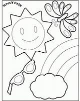 Coloring Pages Summer Preschool Comments sketch template