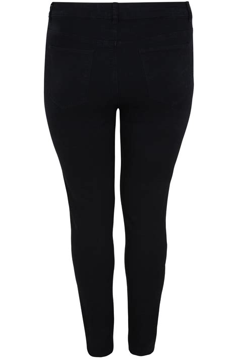 black skinny ava jeans plus size 16 to 32