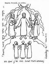 Transfiguration Sunday Jesus Lent Coloring Second Bible School Pages Crafts Careme Template Au Kids Coloriages Passion Cam If sketch template
