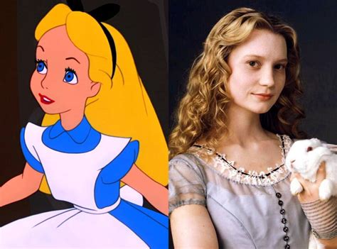 alice in wonderland from animated disney vs live action