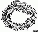 Serpiente Emplumada Olmeca Dios Colorearjunior Colombinas Civilizaciones Pintar Olmecas Gevederde Olmeken Slang God Serpente Quetzal sketch template