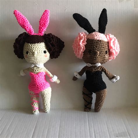 burlesque doll crochet doll cute doll sexy doll showgirl etsy