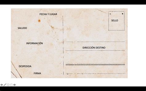 portfolio educativo como escribir una postal