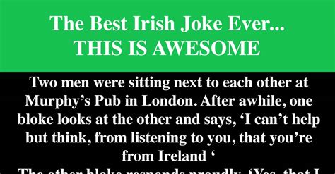 irish jokes