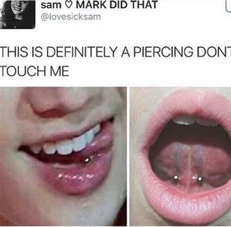 mark tuan tongue piercing on tumblr