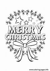 Christmas Merry Coloring Pages Printable Kids Message Adults Beautiful Drawing Adult Print Colouring Color Cristmas Templates Card Oriental Trading Daddy sketch template