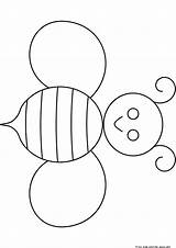 Bee Coloring Printable Pages Kids Crafts Preschool Baby Bees Print Insects Please Abelha Honey Template Feltro Easy Colouring Moldes Molde sketch template