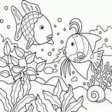 Unterwasserwelt Fische Malvorlagen 1ausmalbilder Kinderbilder sketch template