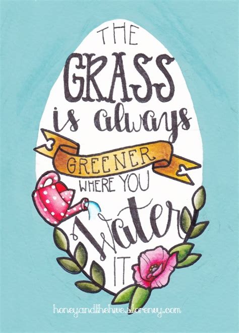 The Grass Is Always Greener Print On Storenvy