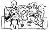 Squad Coloring Draw Pages Undertale Cooking Printable Print Color Bettercoloring Deviantart sketch template