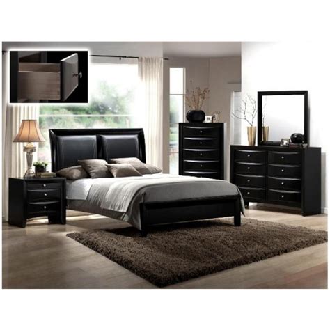 black wood bedroom set price busters