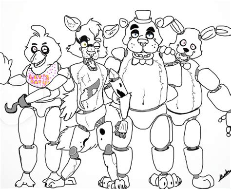 Five Nights At Freddys Bonnie Coloring Pages Coloring Pages Fnaf