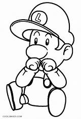 Luigi Coloring Pages Baby Getcolorings Colouring Printable sketch template