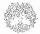Drawing Tree Coloring Pages Celtic Life Irish Harp Getdrawings sketch template