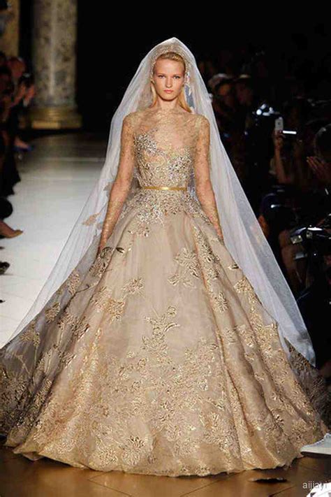 gold wedding dresses  sleeves wedding  bridal inspiration