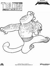 Panda Kung Fu Coloring Pages Tai Lung Cartoons Animated Master Gifs Tigress Gif Po Fun Kids sketch template